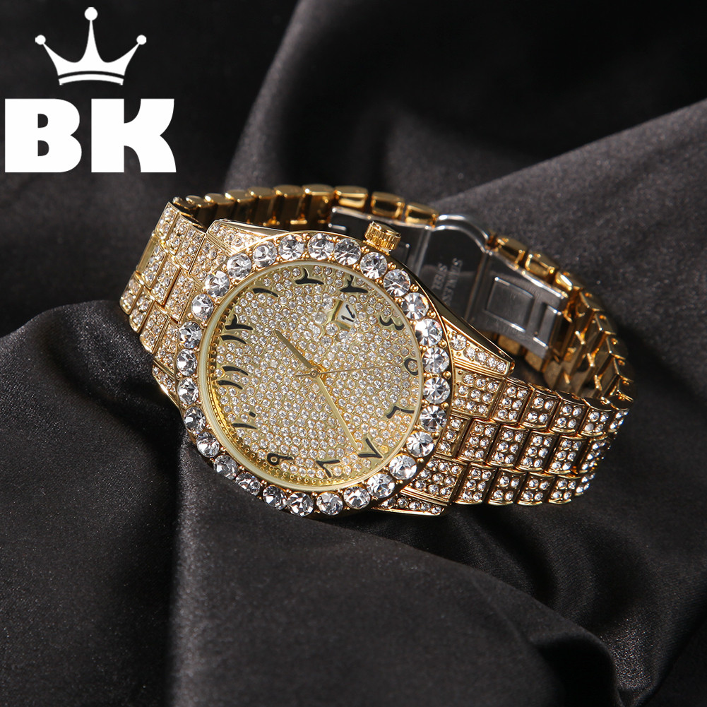 Luxury Watch With Arabic Numerals - THE HIP HOP Big Dial Full