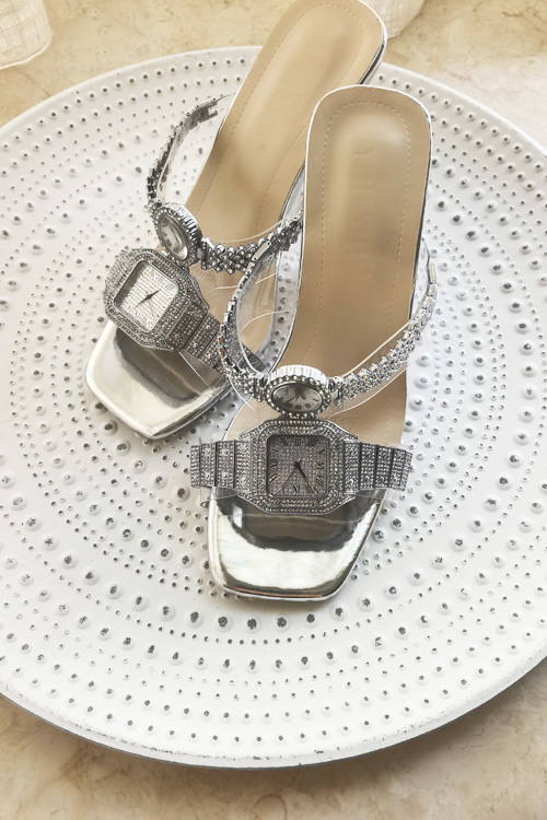 Luxury Watch Square - Original design Crystal watch high heels