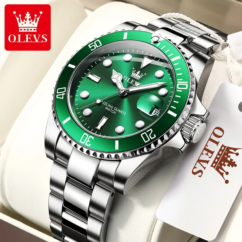 Luxury Watch Exhibition - OLEVS Original Quartz Watch for Men