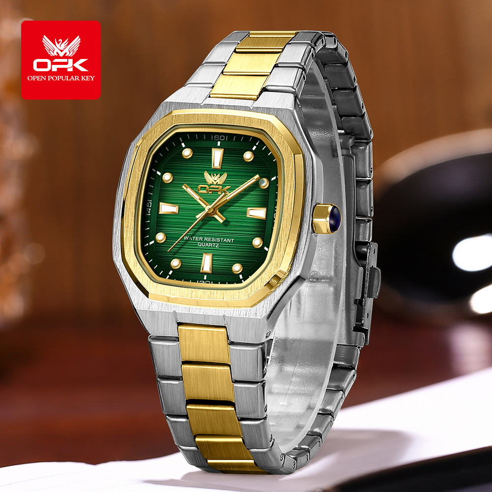 OPK 6044 Original Men Watches  - Luxury Watch Square ulasan dan harga