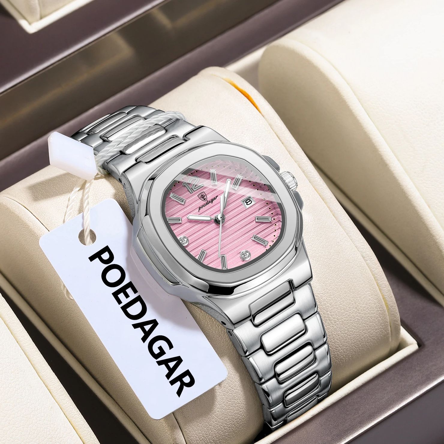 POEDAGAR Square Fashion Woman  - Luxury Watch Square ulasan dan harga