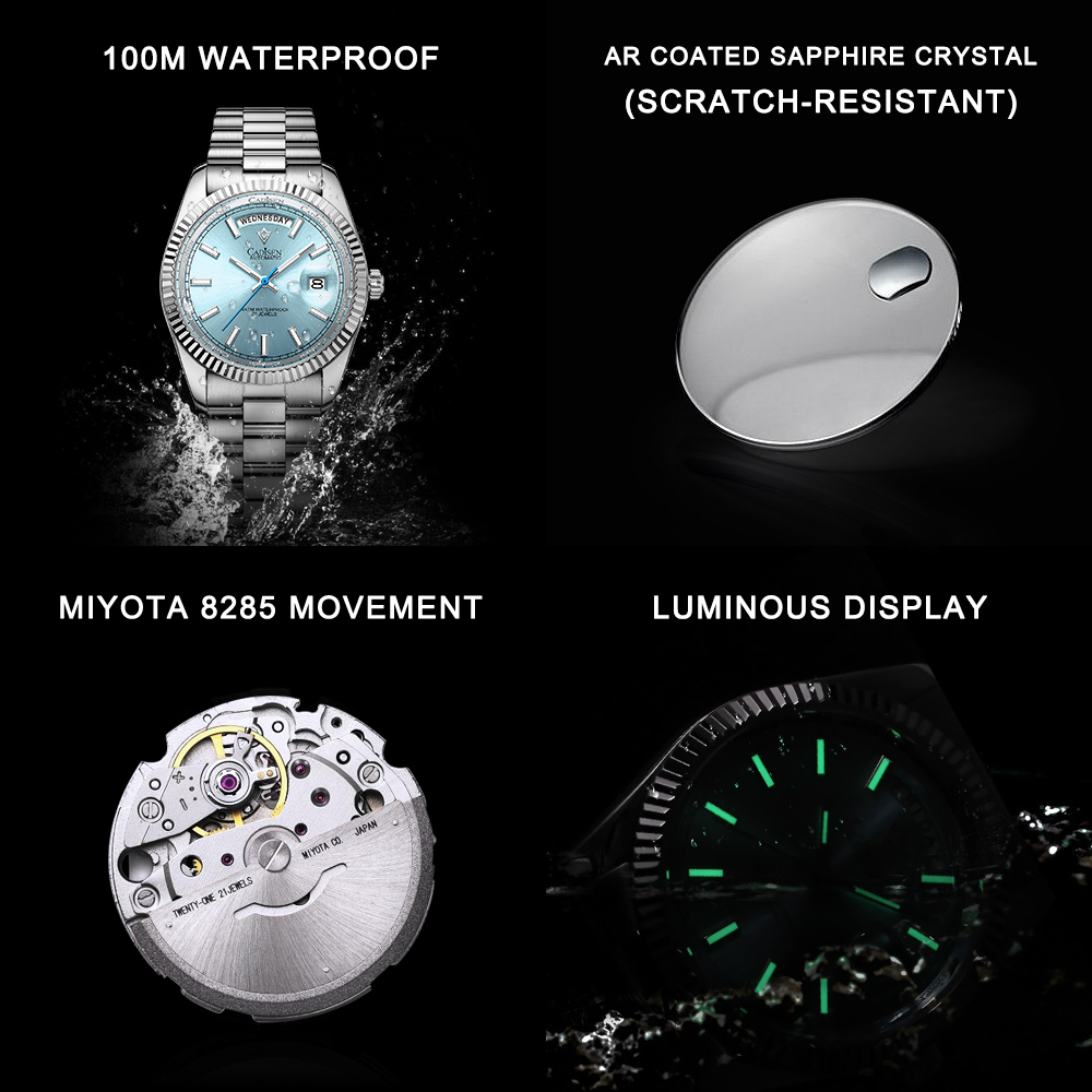Cadisen Men's Stainless Steel  - Luxury Watch Grade ulasan dan harga