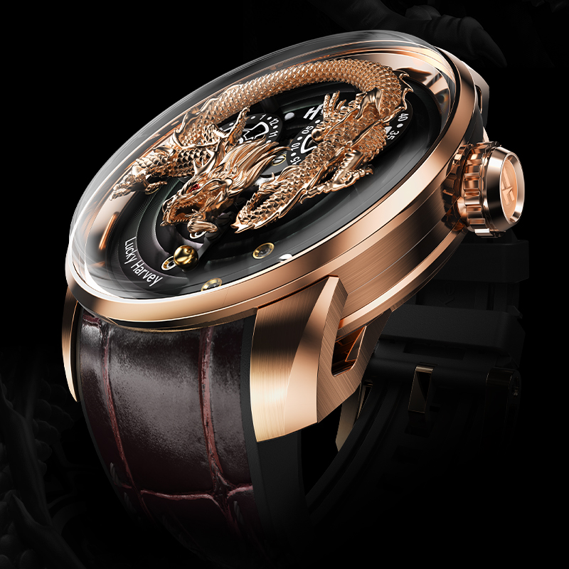 Lucky Harvey China Dragon Mech - Luxury Watch China ulasan dan harga