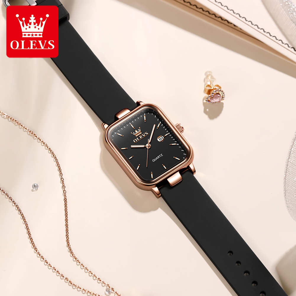 OLEVS Luxury Watch For Woman R - Luxury Watch Square ulasan dan harga