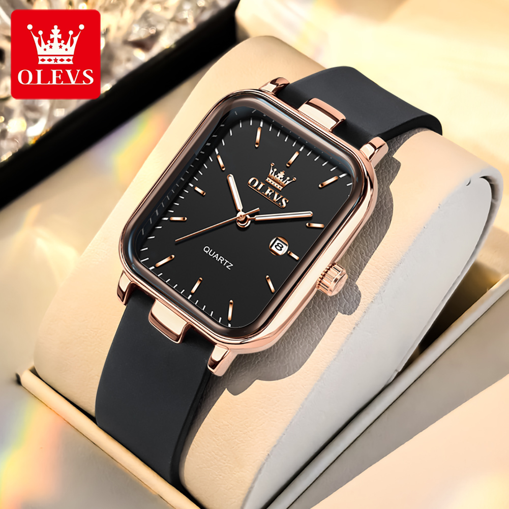 OLEVS Luxury Watch For Woman R - Luxury Watch Square ulasan dan harga