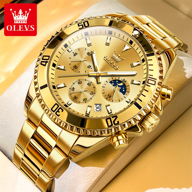 OLEVS Watch Men Top Brand Luxu - Luxury Watch Exhibition ulasan dan harga
