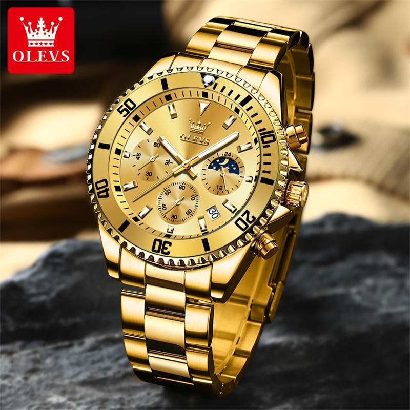 OLEVS Watch Men Top Brand Luxu - Luxury Watch Exhibition ulasan dan harga