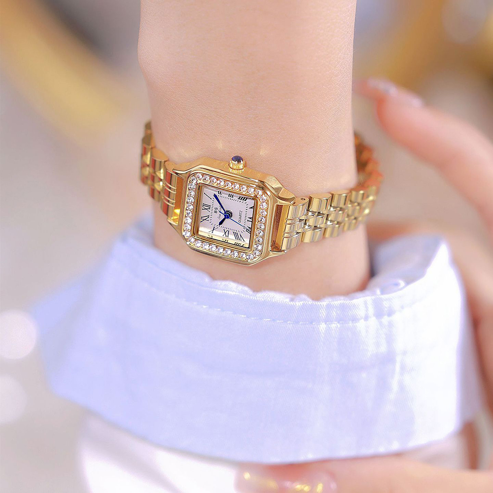 Women Watch Stainless Steel Sq - Luxury Watch Square ulasan dan harga