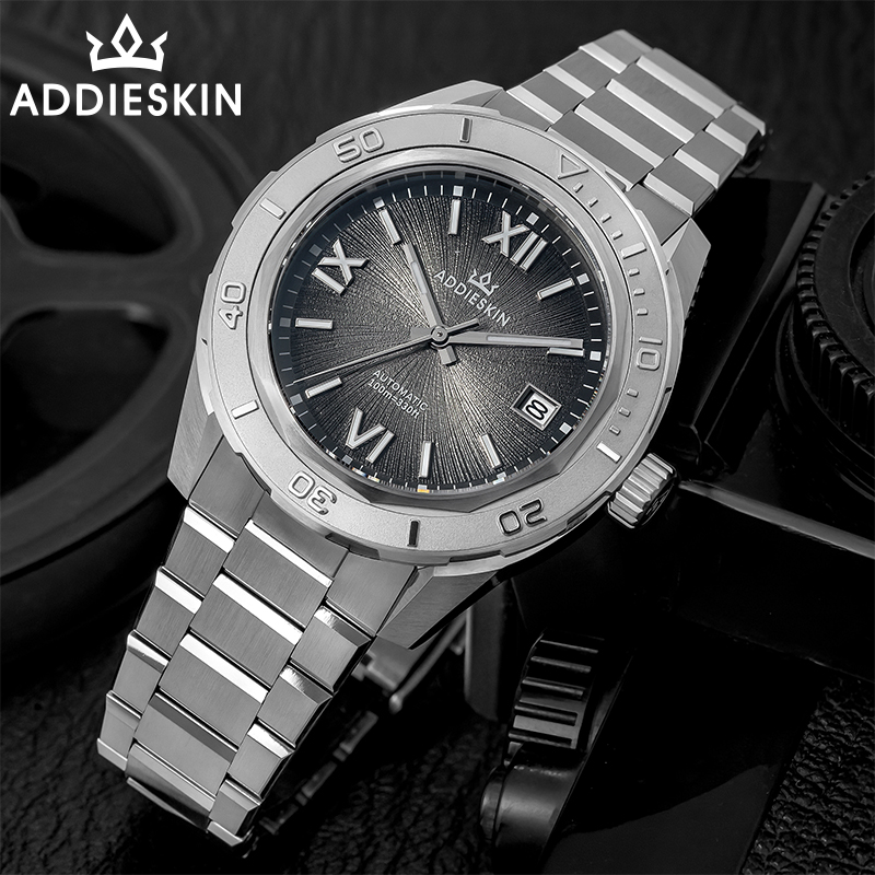 AddiesKin K002 40mm Mens Diver - Luxury Watch All Black ulasan dan harga
