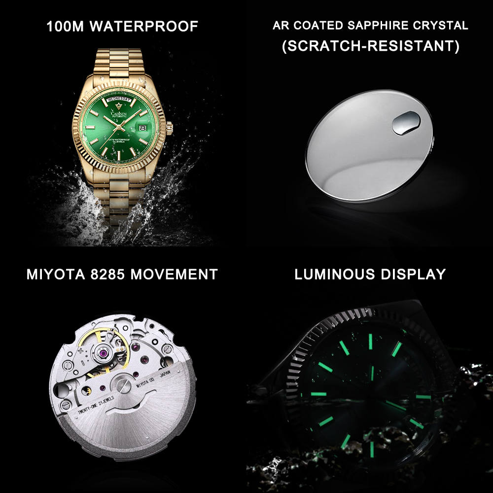 Cadisen Men's Stainless Steel  - Luxury Watch Grade ulasan dan harga