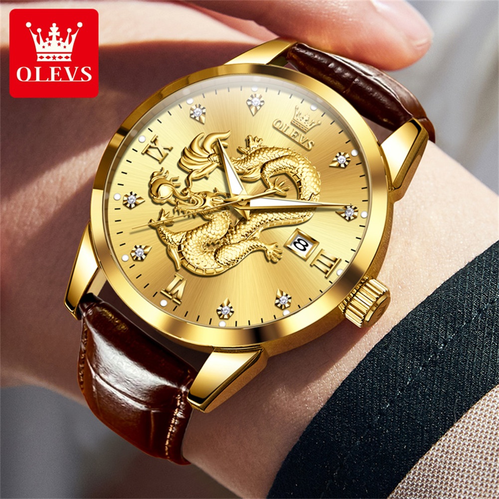 OLEVS Top Brand Mens Watch Fas - Luxury Watch China ulasan dan harga