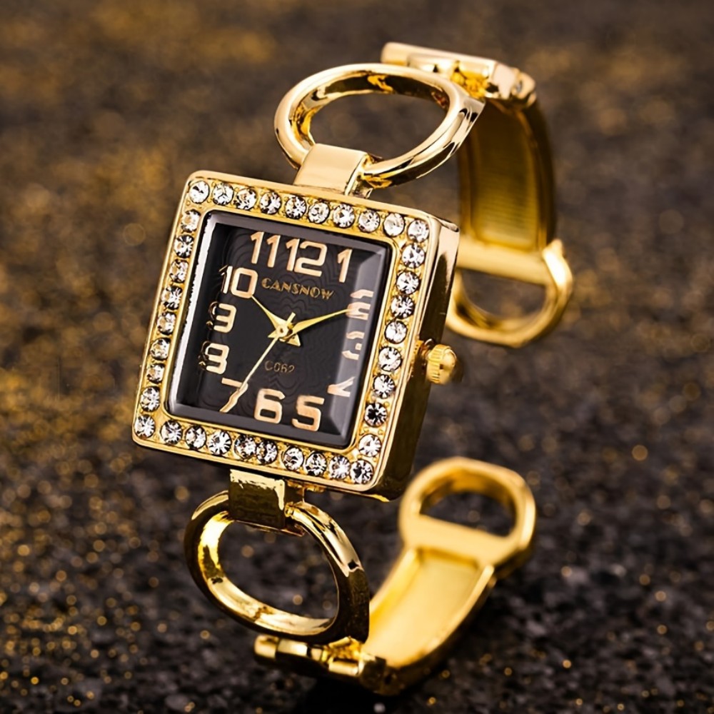 Luxury Fashion Rhinestone Squa - Luxury Watch Square ulasan dan harga