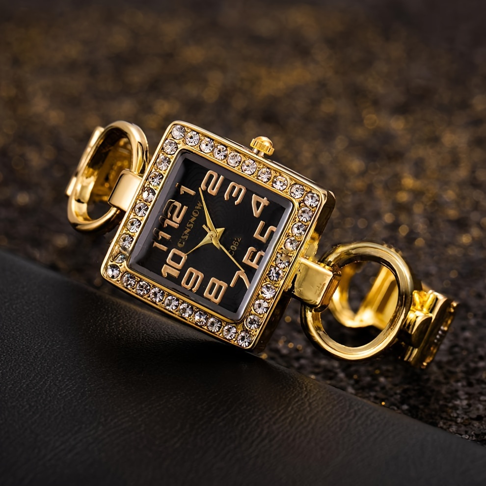 Luxury Fashion Rhinestone Squa - Luxury Watch Square ulasan dan harga