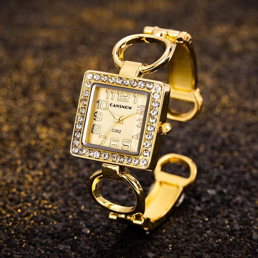 Luxury Fashion Rhinestone Squa - Luxury Watch Square ulasan dan harga