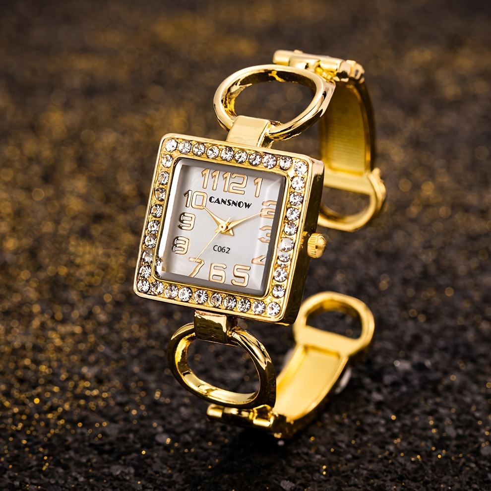 Luxury Fashion Rhinestone Squa - Luxury Watch Square ulasan dan harga