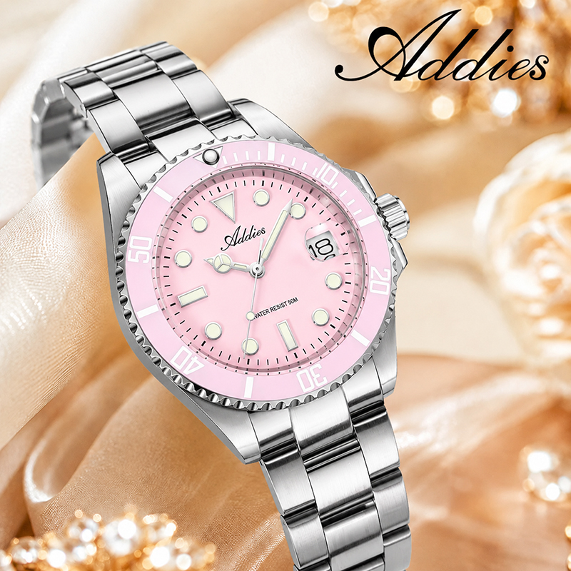 ADDIES 36mm 50m Waterproof Wom - Luxury Watches ulasan dan harga