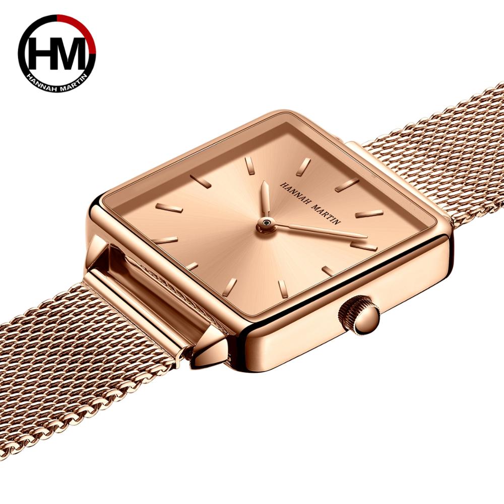 Genuine Leather Strap Japan Qu - Luxury Watch Square ulasan dan harga