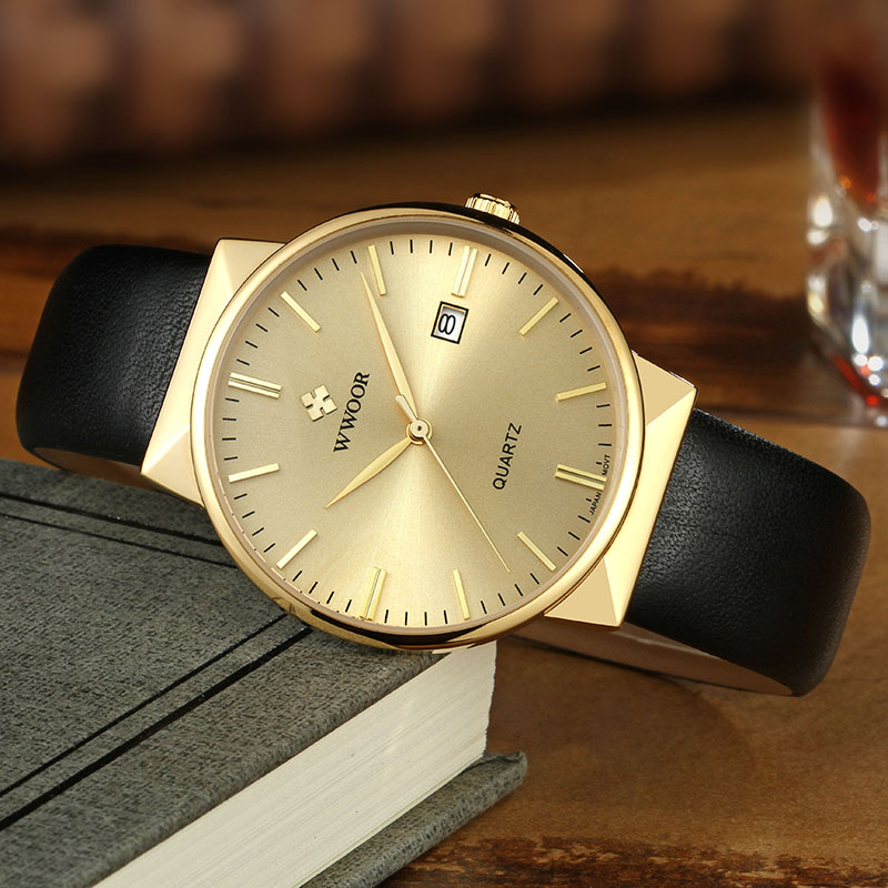 WWOOR Men's Watches Top Brand  - Luxury Watch All Black ulasan dan harga
