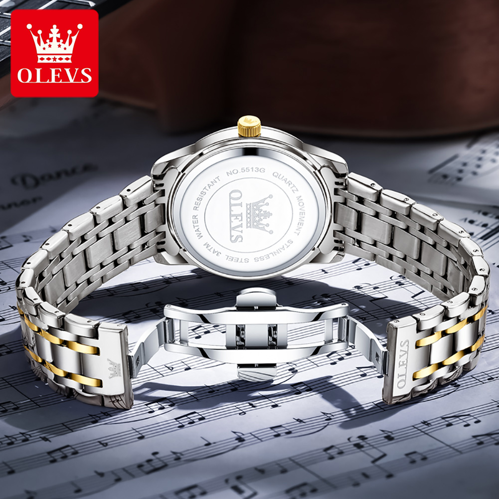 OLEVS Brand Fashion men's watc - Luxury Watch Exhibition ulasan dan harga