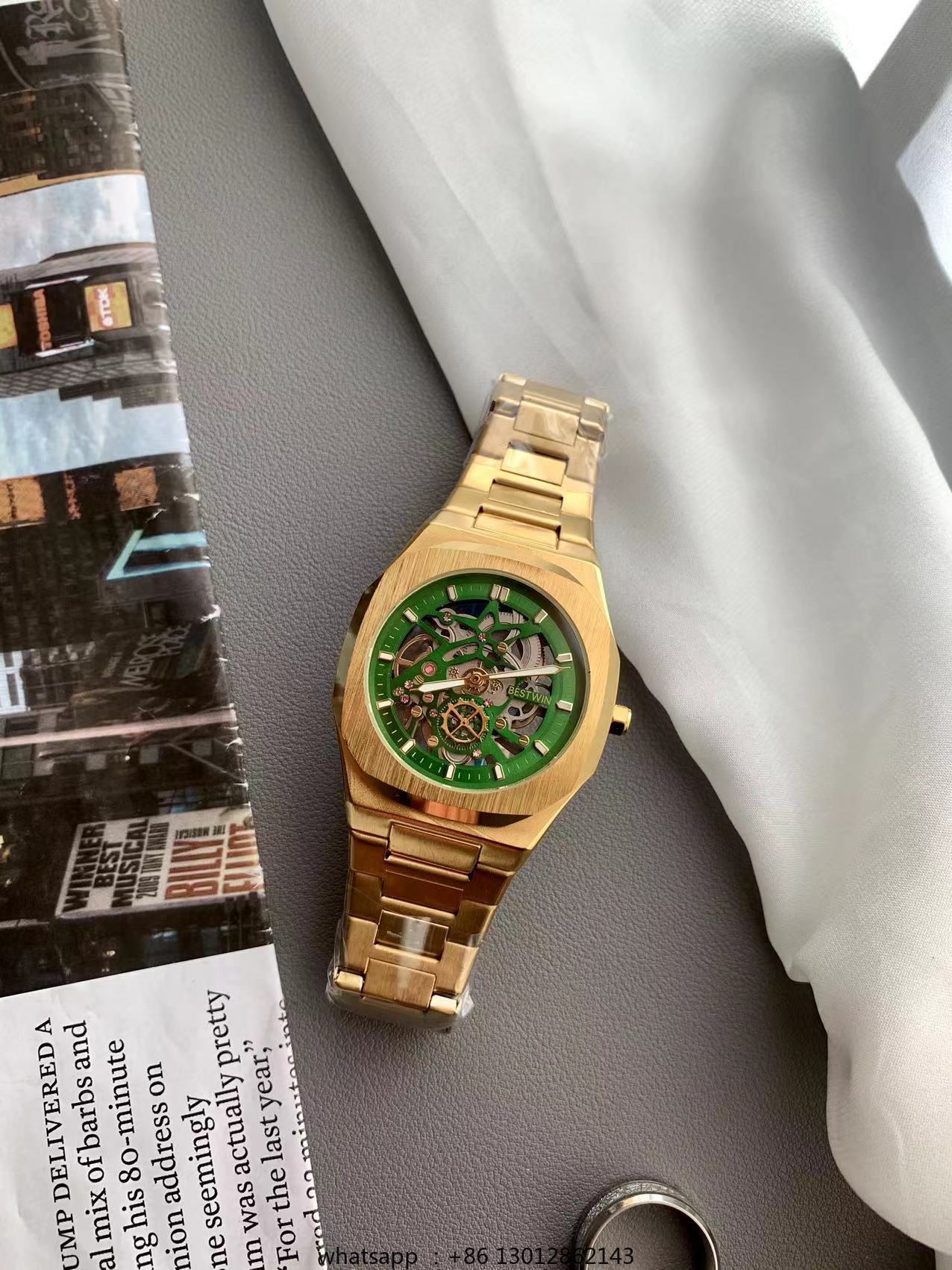Steel strip waterproof persona - Luxury Watch Square ulasan dan harga
