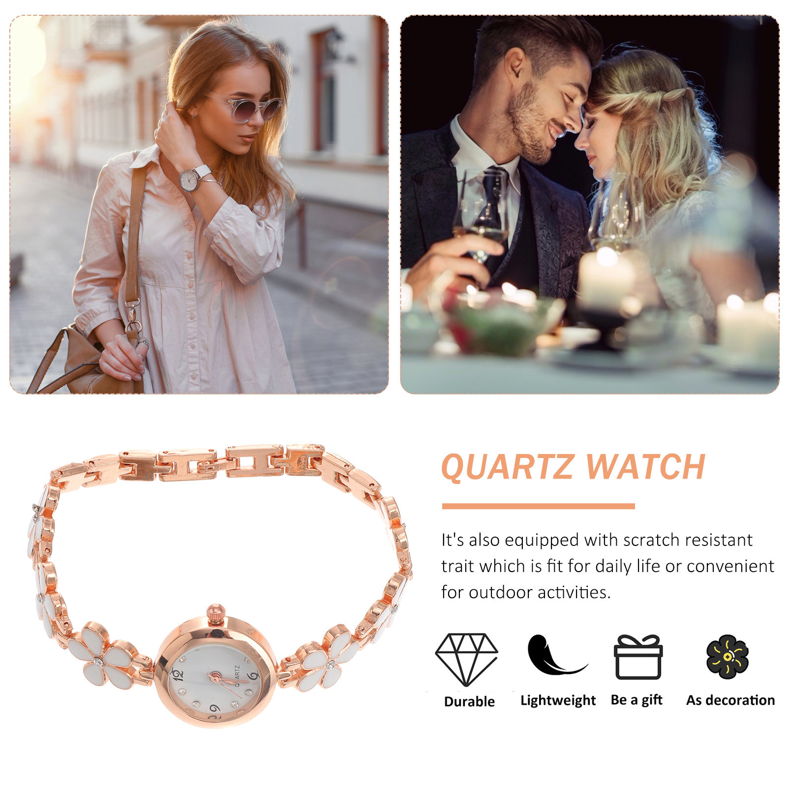 Exquisite Watch White Bracelet - Luxury Watches ulasan dan harga