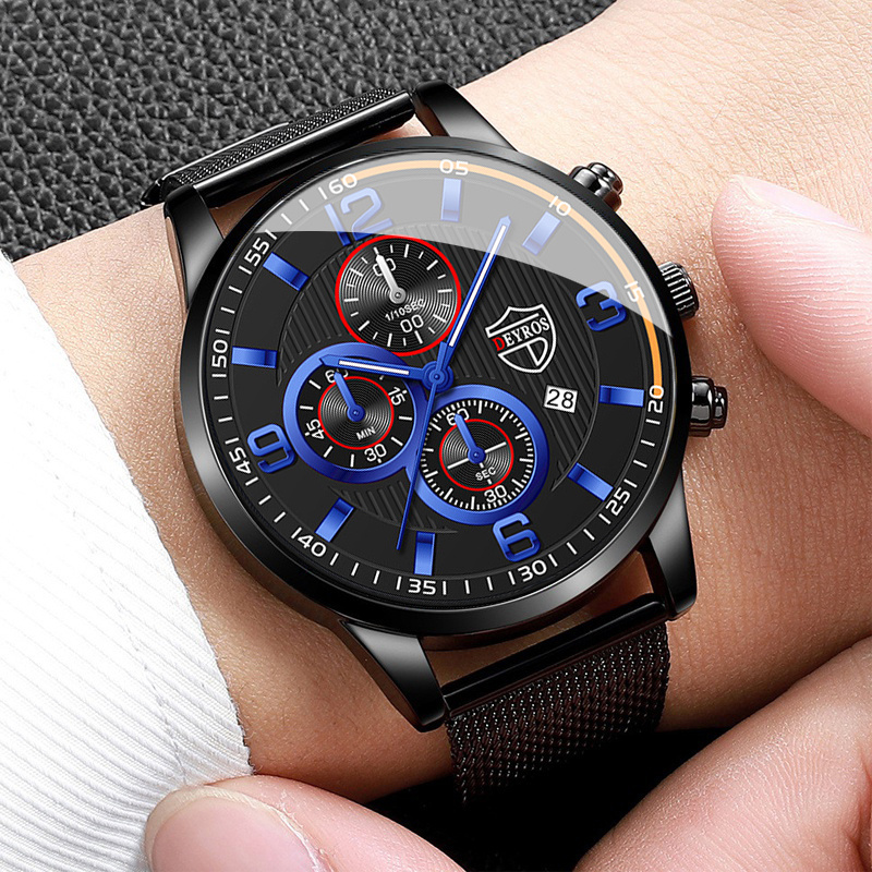 Luxury Men's Quartz Wrist Watc - Luxury Watch All Black ulasan dan harga