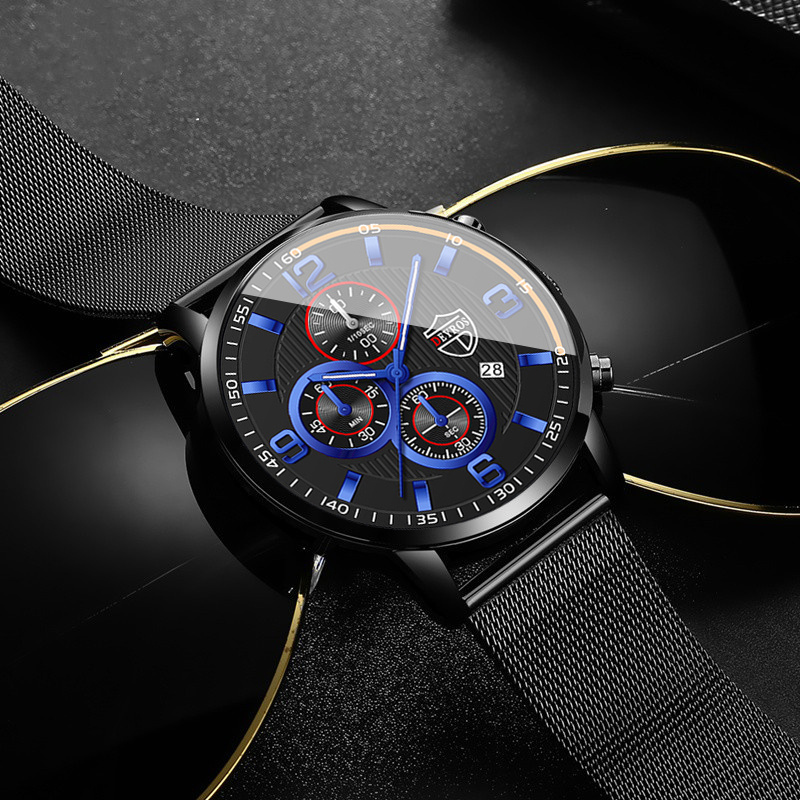 Luxury Men's Quartz Wrist Watc - Luxury Watch All Black ulasan dan harga