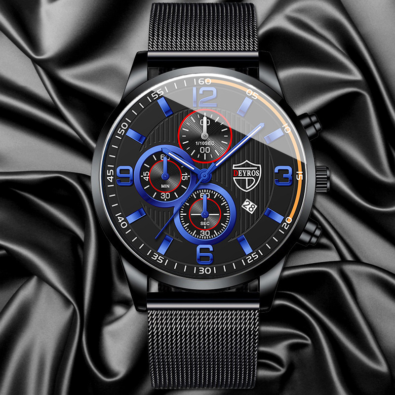 Luxury Men's Quartz Wrist Watc - Luxury Watch All Black ulasan dan harga