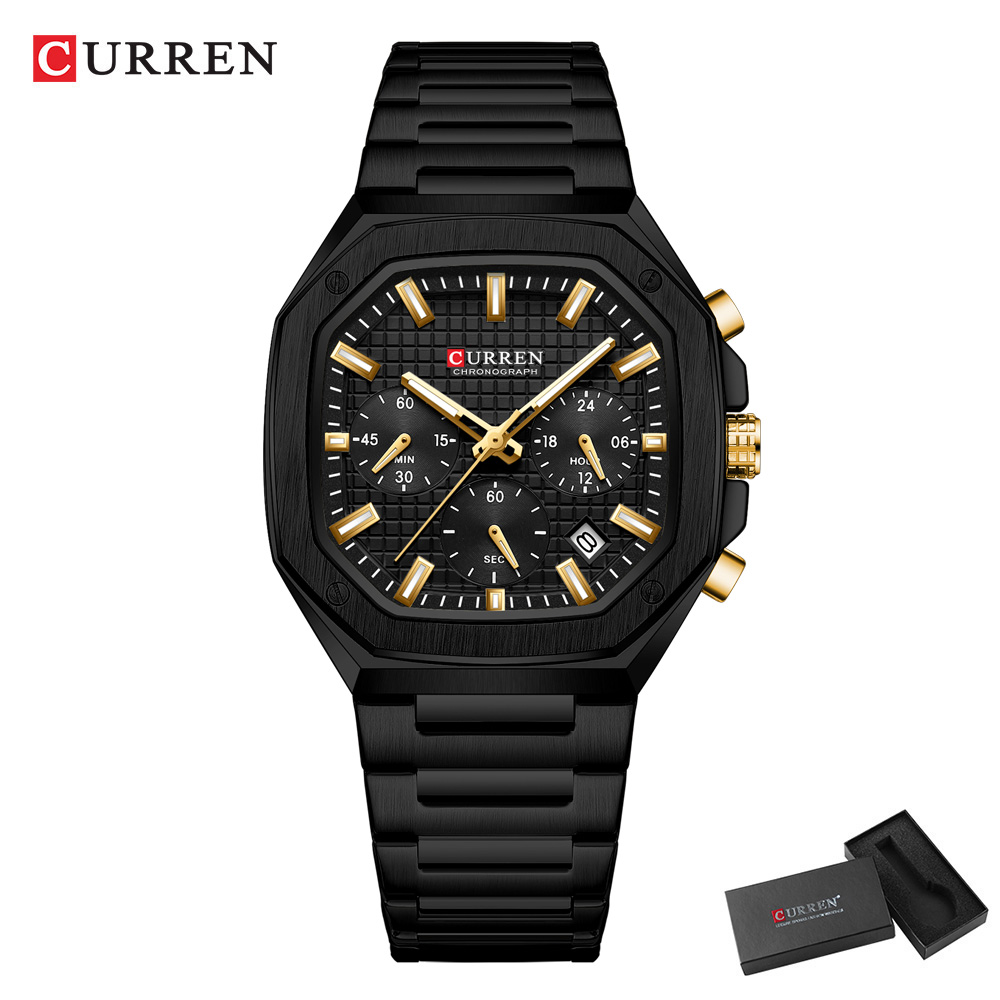 CURREN Luxury Square Chrono Wa - Luxury Watch Square ulasan dan harga
