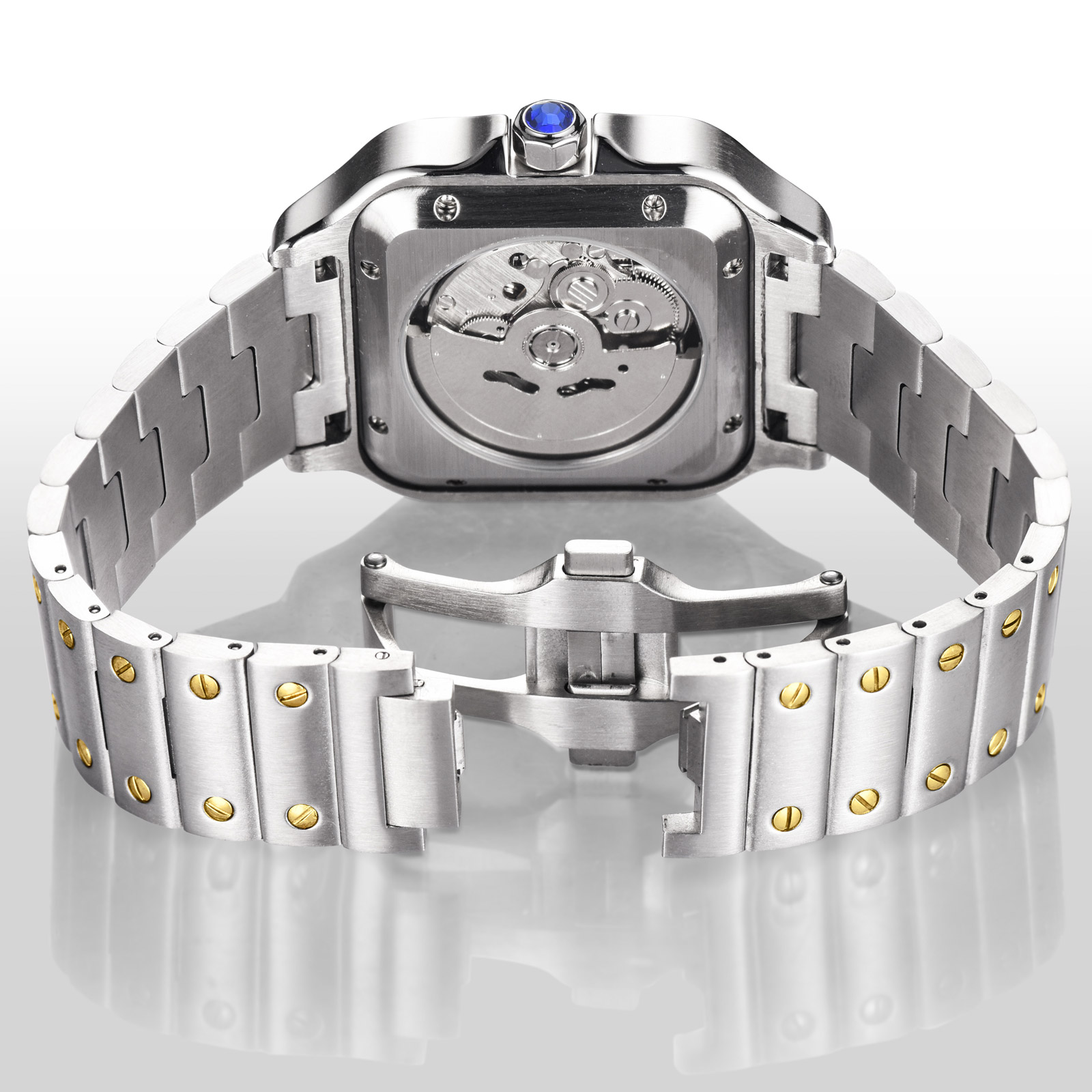 MACARLON Square Men's Automati - Luxury Watch China ulasan dan harga