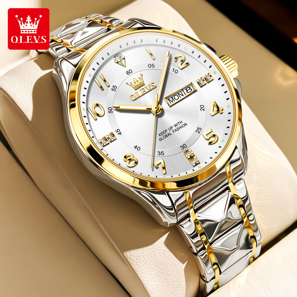 OLEVS Brand original wristwatc - Luxury Watch With Arabic Numerals ulasan dan harga