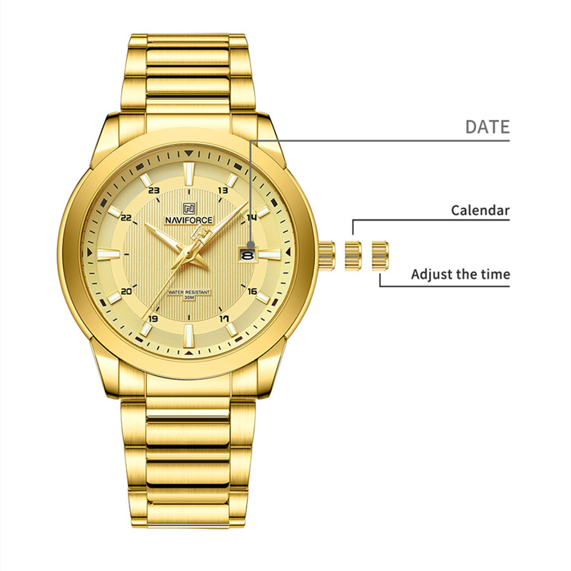 2024 Top Brand NAVIFORCE Mens  - Luxury Watch Exhibition ulasan dan harga
