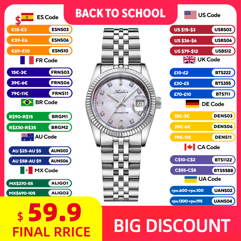 ADDIES 585 Quartz Women's Watc - Luxury Watches ulasan dan harga