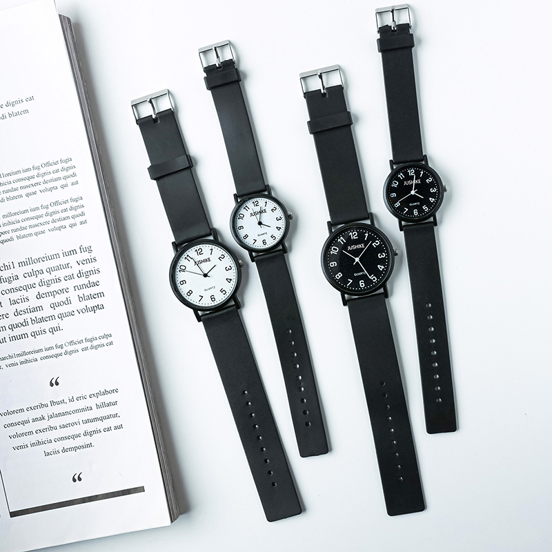 Simple Black Watch Quartz Watc - Luxury Watch All Black ulasan dan harga